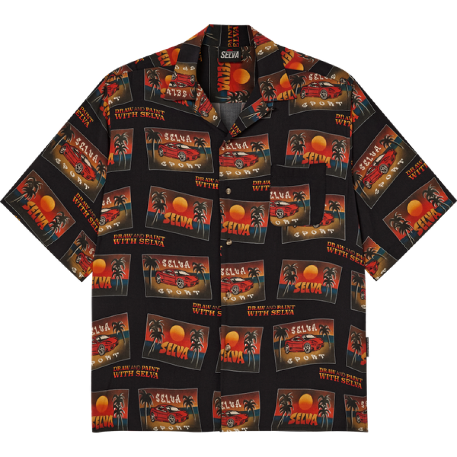 Selva Draw & Paint Shirt - Black