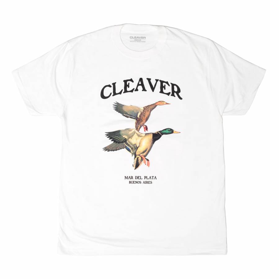 Cleaver Ducks Tee - White 