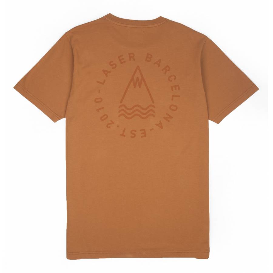Laser Barcelona Og Diy Tonal T-shirt - Flax