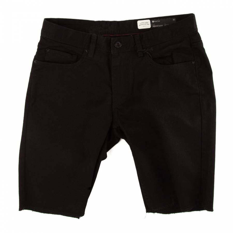 Matix Gripper Denim Shorts - True Black