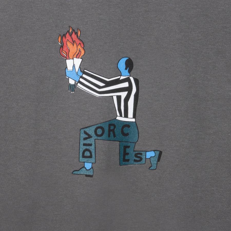 Tired Oh Hell No SS Tee - Charcoal 