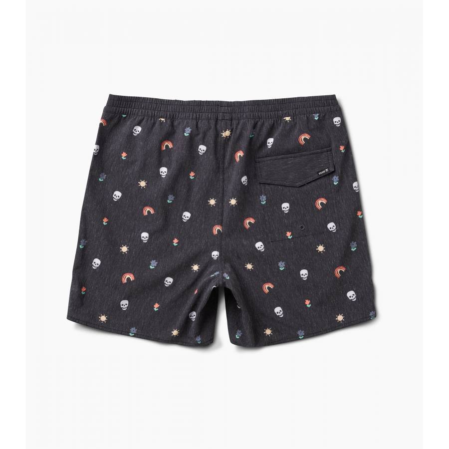Roark Shorey Calavera 16" Boardshort - Black