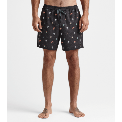 Roark Shorey Calavera 16" Boardshort - Black