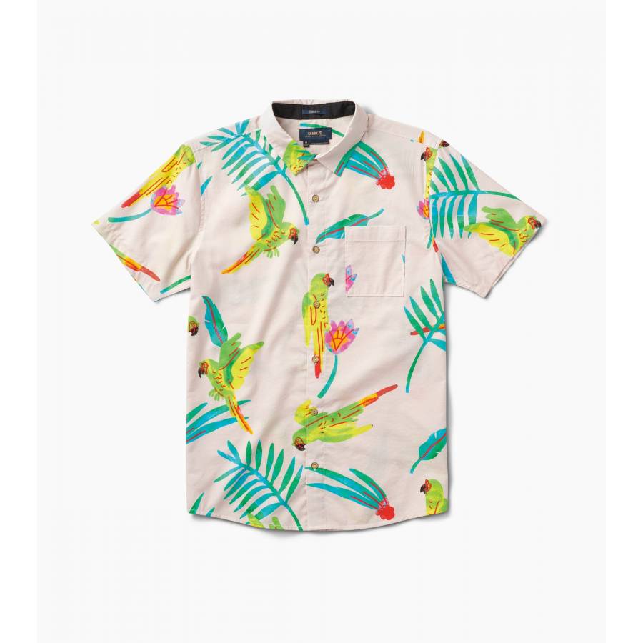 Roark Macaw Button Up Shirt - Light Pink