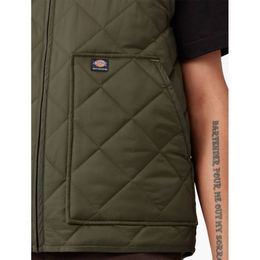 Dickies Vincent Alvarez Gobernador Vest - Military Green