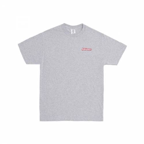 Alltimers Broadway Embroidered Tee - Heather Grey