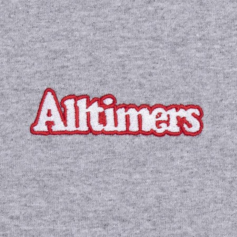 Alltimers Broadway Embroidered Tee - Heather Grey