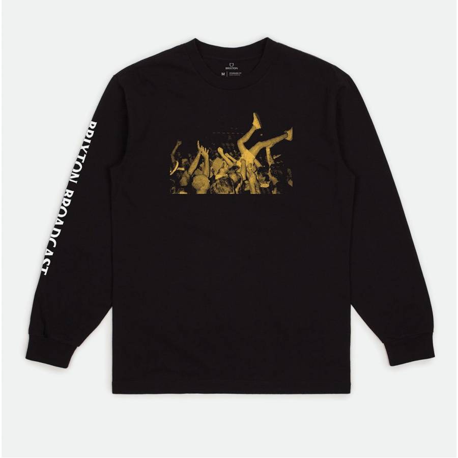 Brixton Clutter Standard L/S Tee - Black