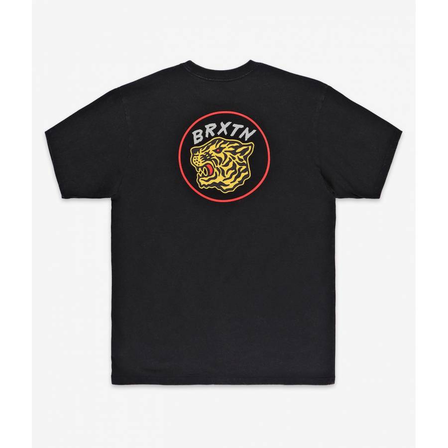 Brixton Kit Standard Tee - Black Worn Washed