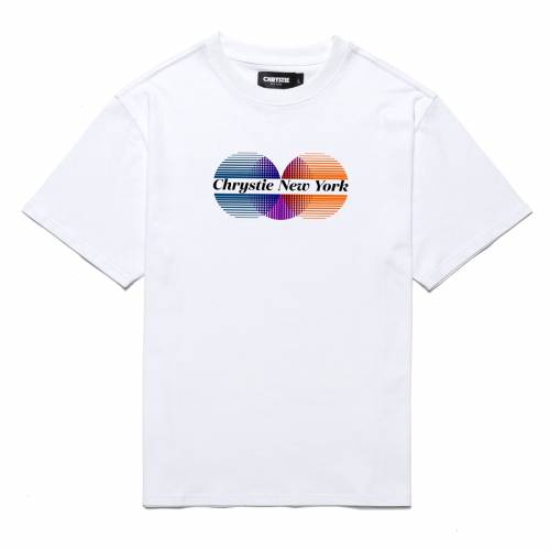 Chrystie Circle Logo T-shirts - White