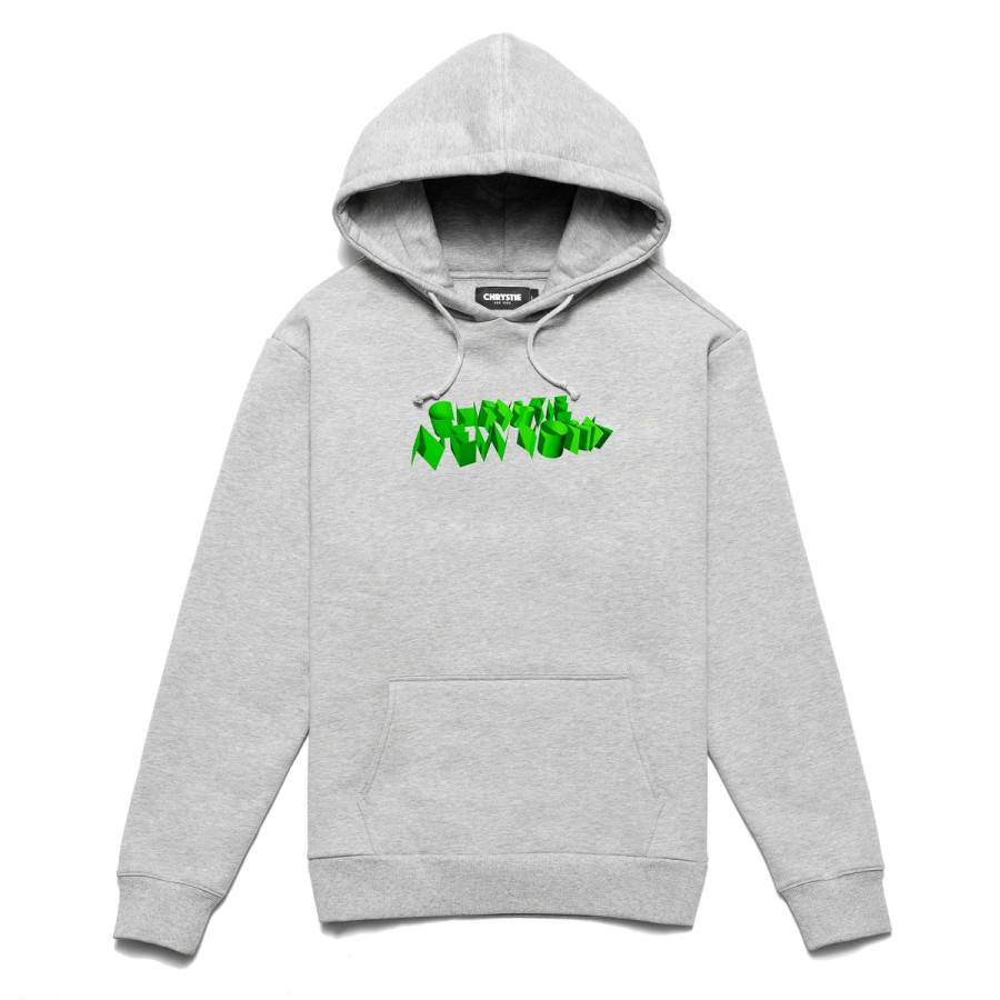 Chrystie 3D Logo Hoodie - Ash Grey