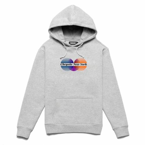 Chrystie Circle Logo Hoodie - Ash Heather