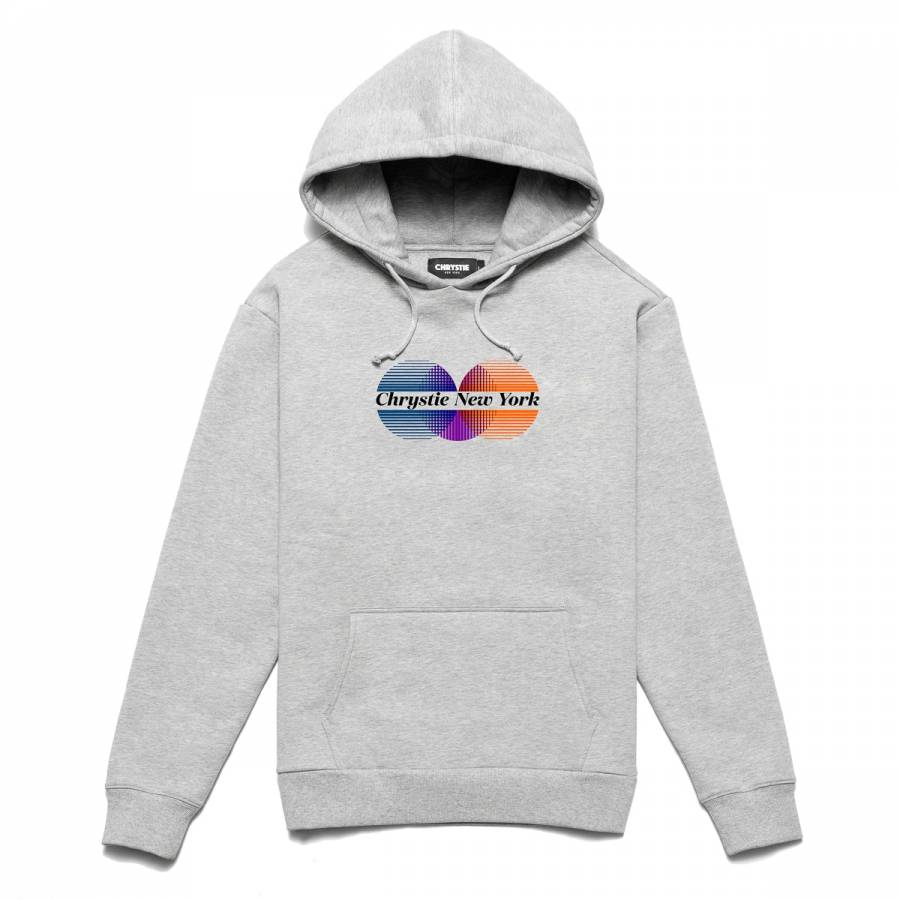Chrystie Circle Logo Hoodie - Ash Heather