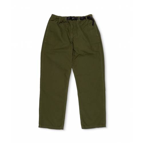 Dancer Belted Simple Pant Canvas - Army Green