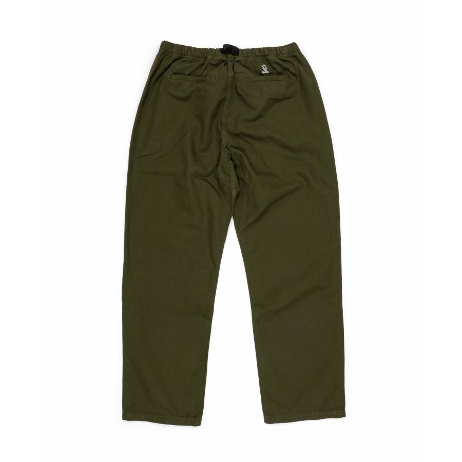 Dancer Belted Simple Pant Canvas - Army Green