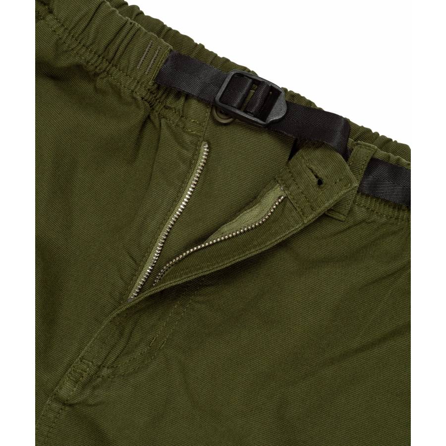 Dancer Belted Simple Pant Canvas - Army Green