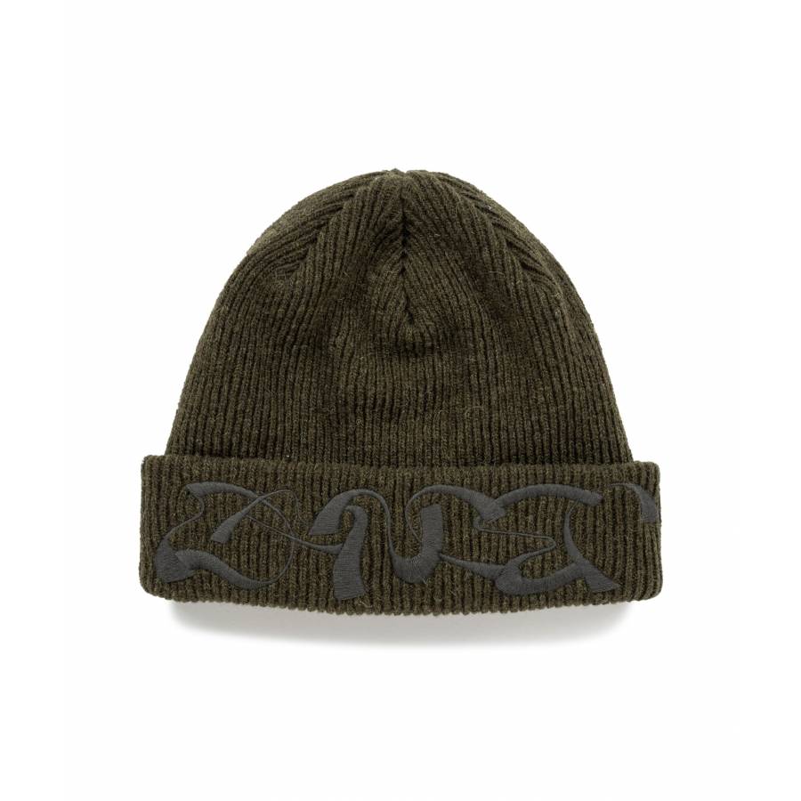 Dancer Triple Logo Beanie - Army Green