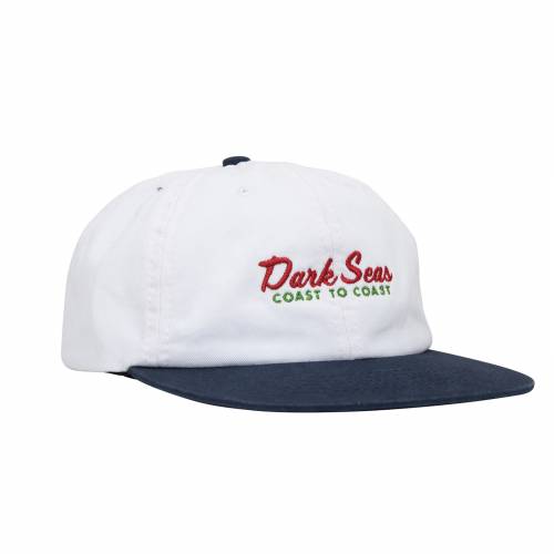 Dark Seas Burwell Hat - White / Navy