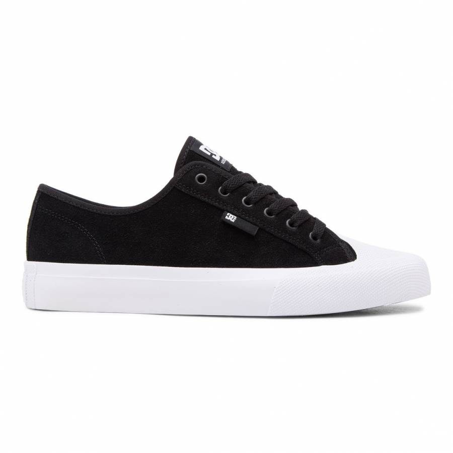 DC Shoes Manual RT S Skate Shoes - Black / White 