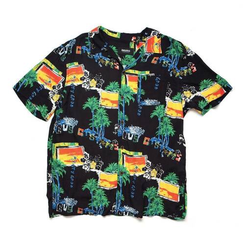 Deus Ex Machina Lambada Short Sleeve Shirt - Black