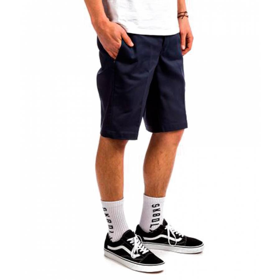 Dickies Slim Straight Work Shorts - Navy Blue