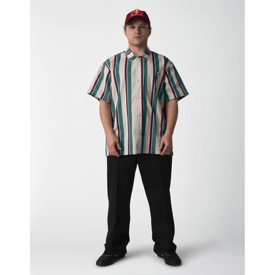 Dickies Jamie Foy Signature Collection Havana Shirt - Havana Stripe ( H2S )