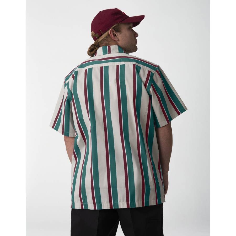 Dickies Jamie Foy Signature Collection Havana Shirt - Havana Stripe ( H2S )