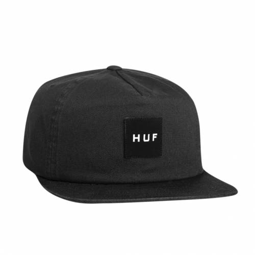 Huf Unstructured Box Snapback - Black