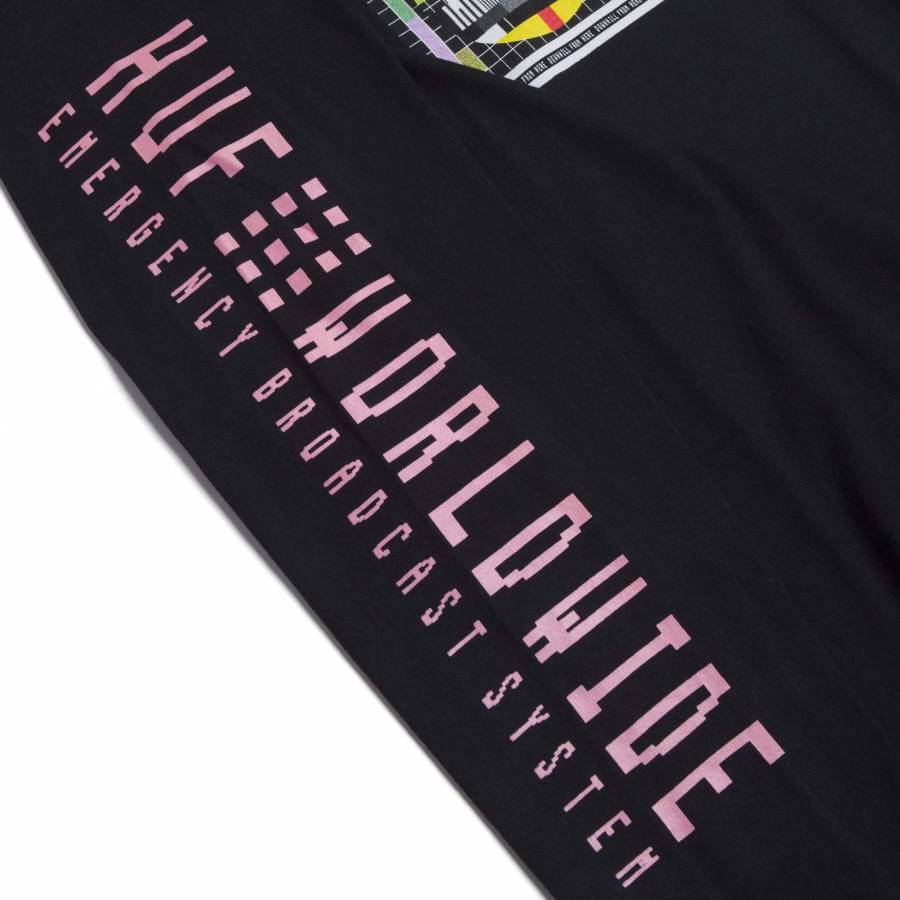 Huf Test Screen Long Sleeve T-Shirt - Black