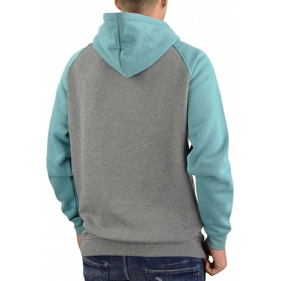 Independent Essence Cross Raglan Hood - Blue / Dark Heather
