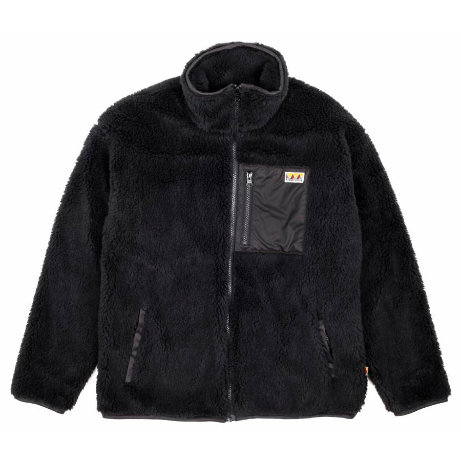 Laser Montseny Sherpa Jacket - Black