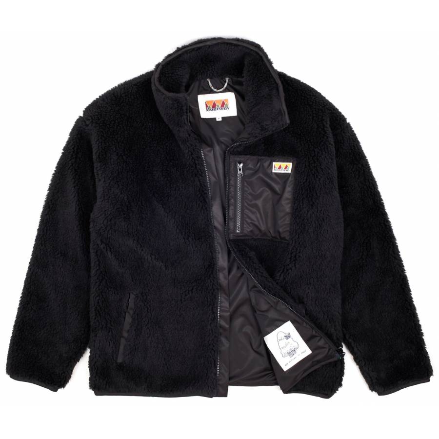 Laser Montseny Sherpa Jacket - Black
