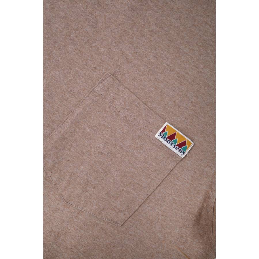 Laser Montseny Pocket Tee - Heather Taupe