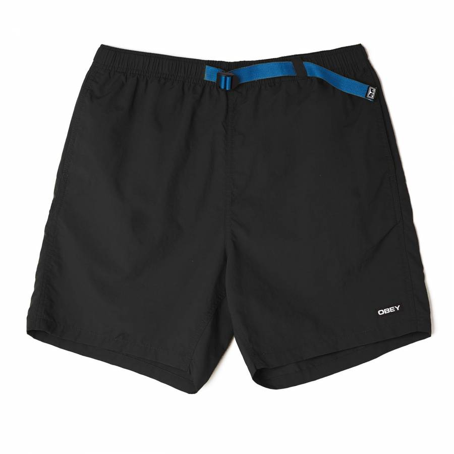 Obey Easy Relaxed Trek Short - Black 
