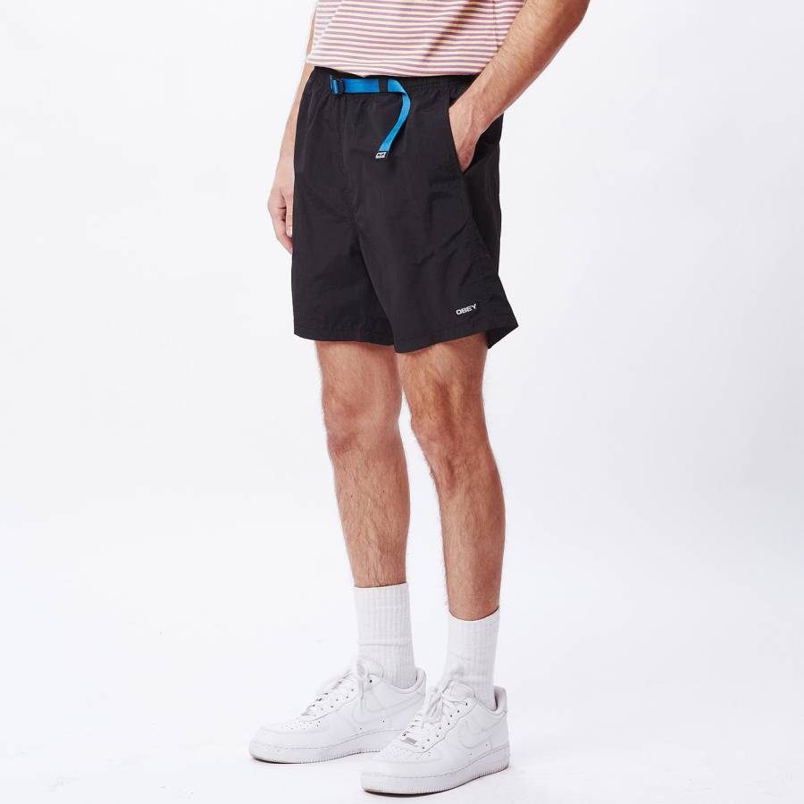 Obey Easy Relaxed Trek Short - Black 