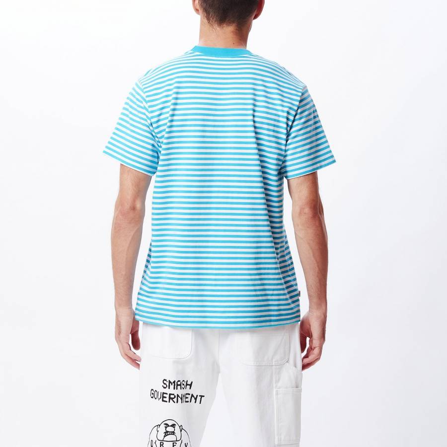 Obey Icon Face T-shirt - Aqua Multi