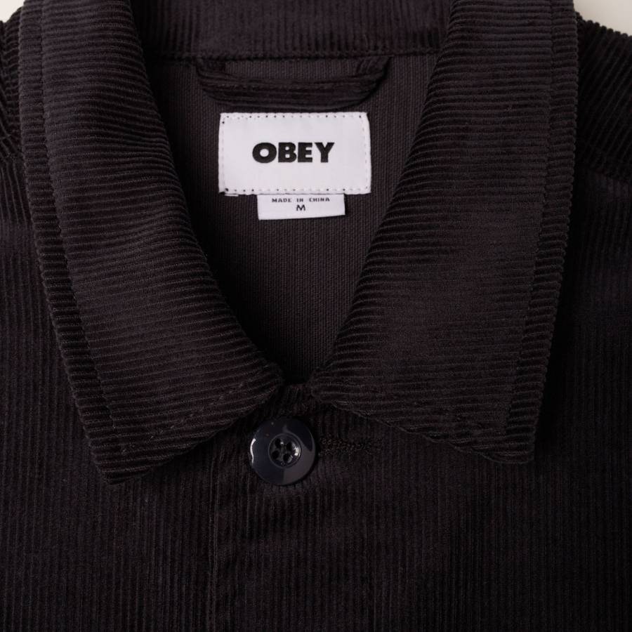 Obey Marquee Shirt Jacket - Dark Springs