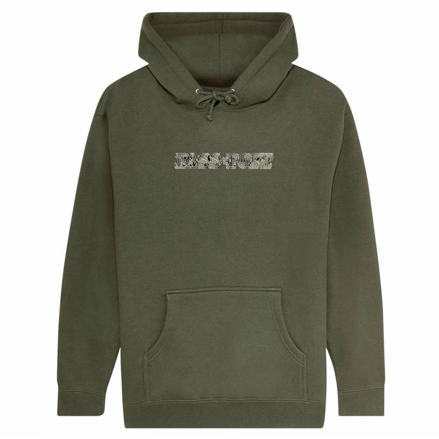 Pass Port Maze Hoodie - Army