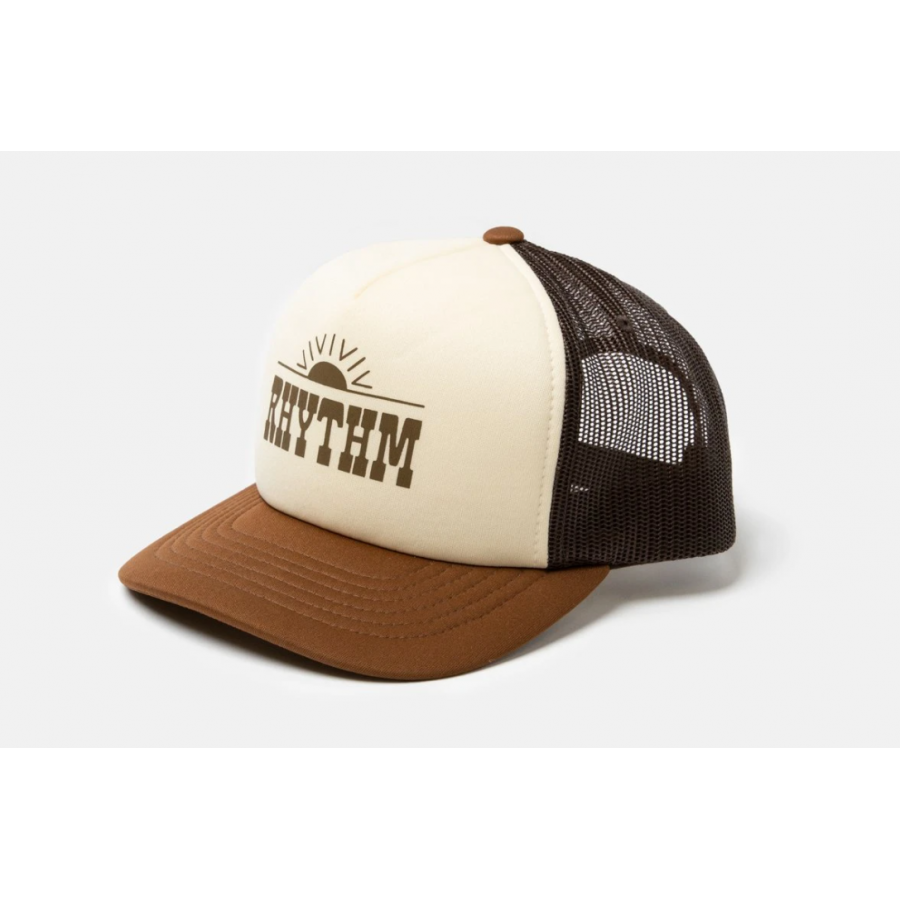 Rhythm Western Trucker Cap - Almond