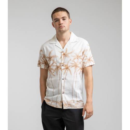 Rhythm Palm Bay Ss Shirt - White