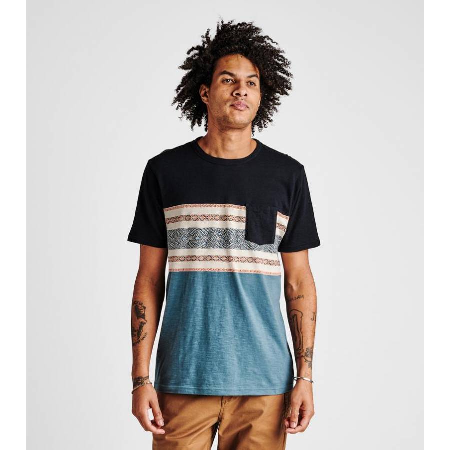 Roark Kilim Jacquard Organic Cotton Knit - Black