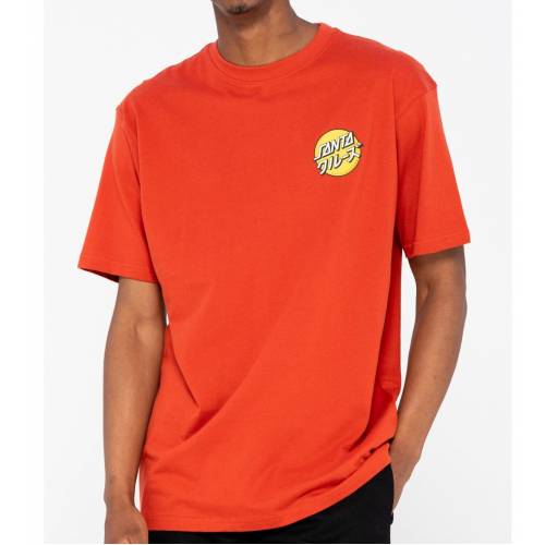 Santa Cruz Mixed Up Dot T-shirt - Ketchup