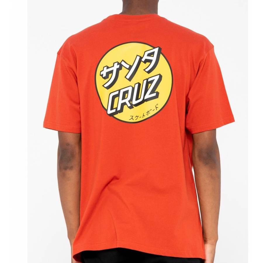 Santa Cruz Mixed Up Dot T-shirt - Ketchup
