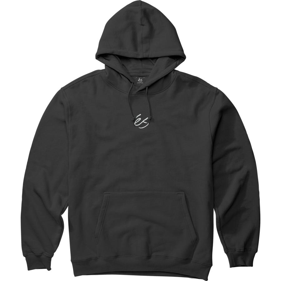 És Skateboarding Mini Script Pullover - Black