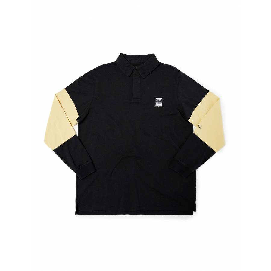 Former "Reynolds Rugby" Polo - Aged Black