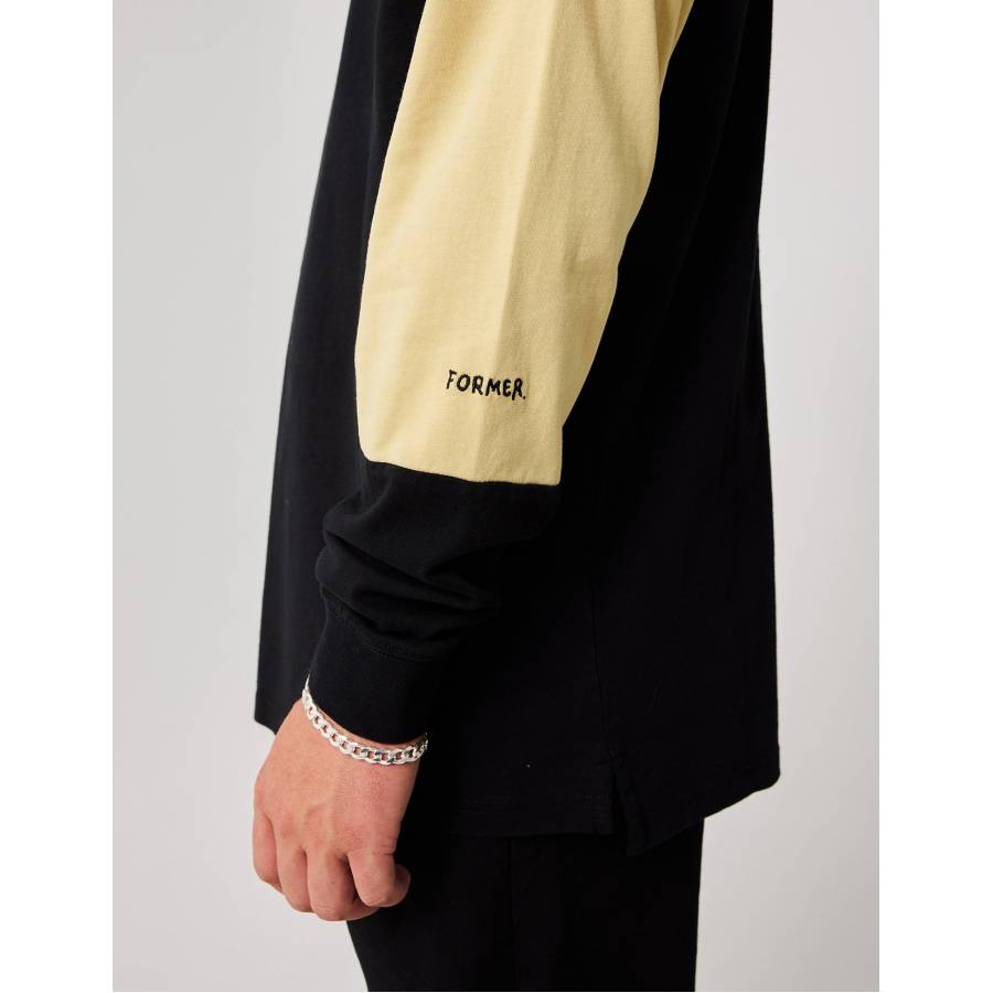 Former "Reynolds Rugby" Polo - Aged Black