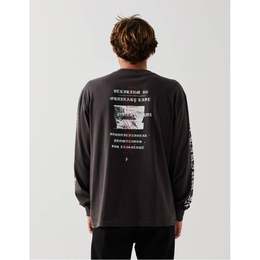 Former System L/S Tee - Aged Black 