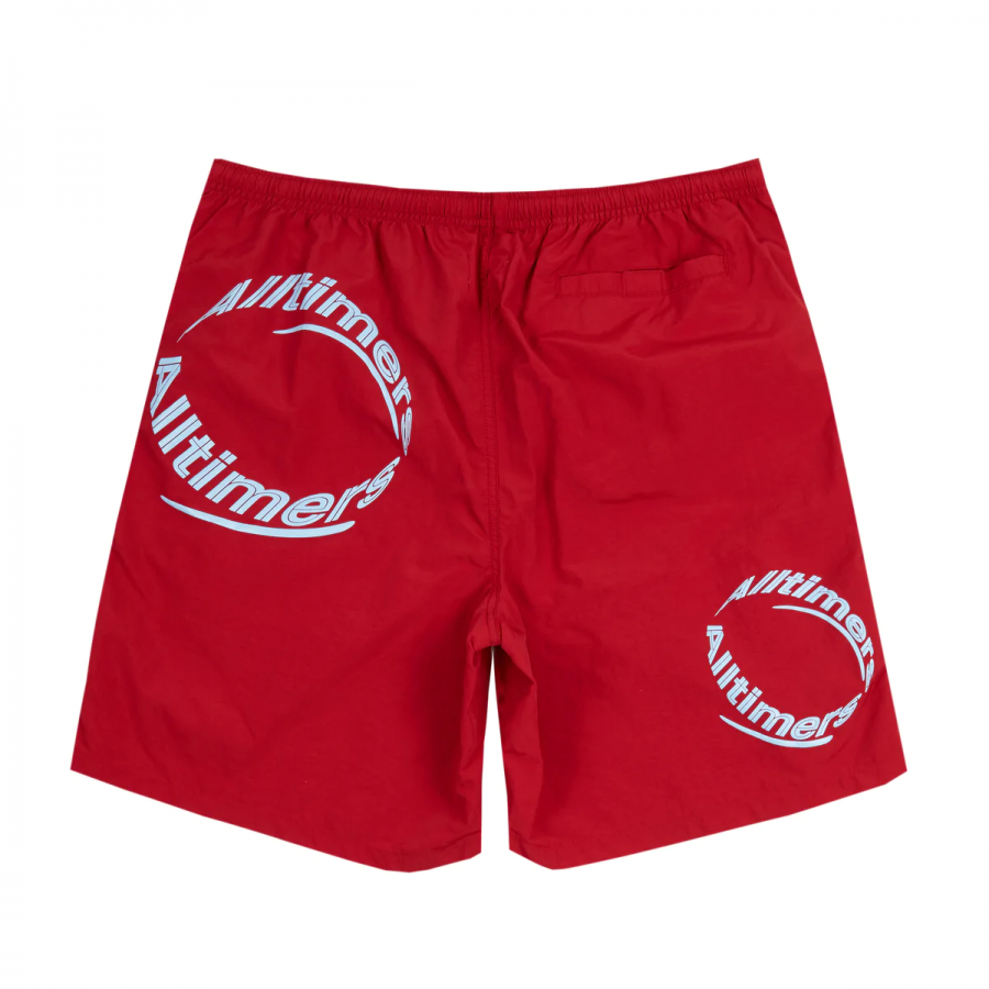 Alltimers Draino Swim Shorts - Dark Red