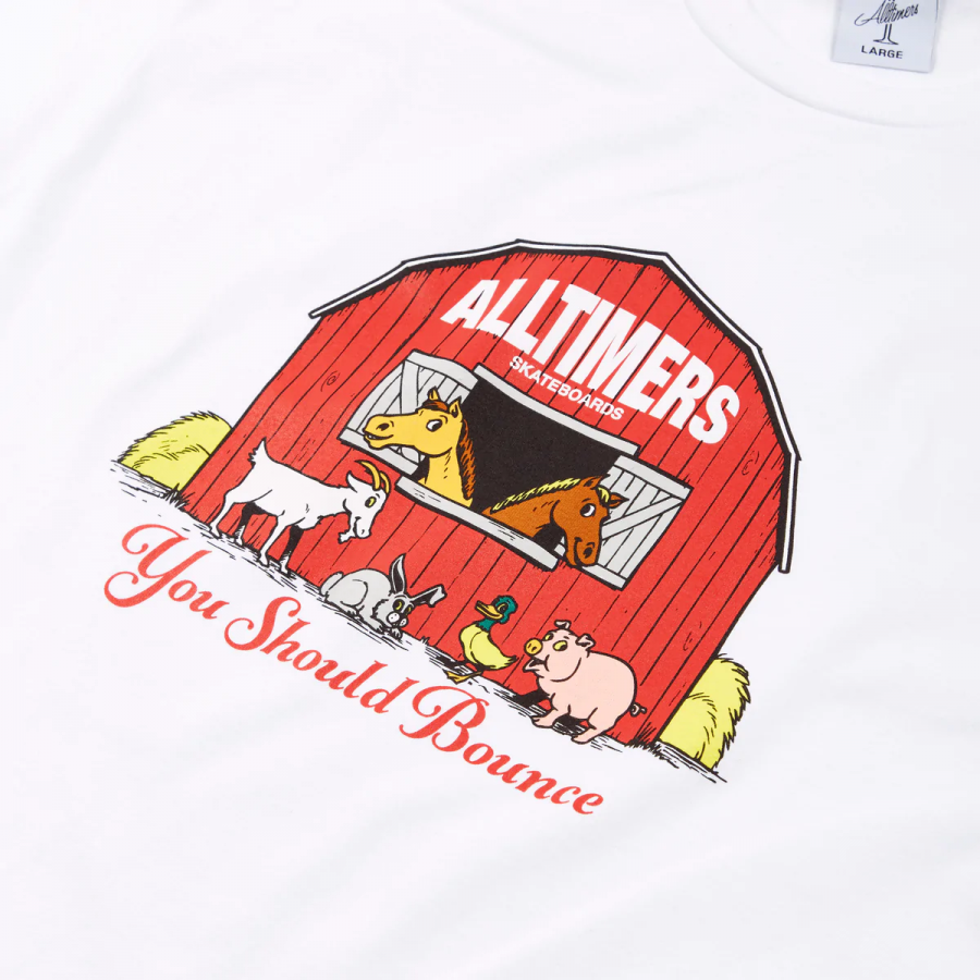 Alltimers Barn It Tee - White