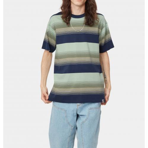 Carhartt WIP S/S Hanmore T-shirt - Hanmore Stripe / Blue